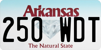 AR license plate 250WDT