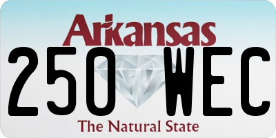 AR license plate 250WEC