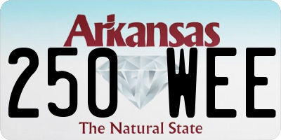 AR license plate 250WEE