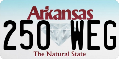AR license plate 250WEG
