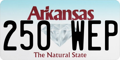 AR license plate 250WEP