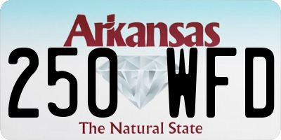 AR license plate 250WFD