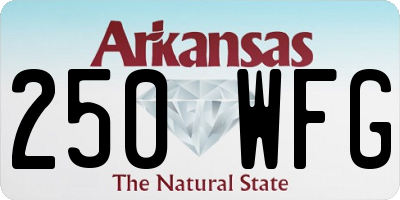 AR license plate 250WFG