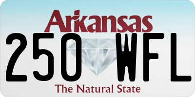 AR license plate 250WFL