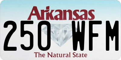 AR license plate 250WFM