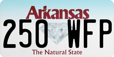 AR license plate 250WFP