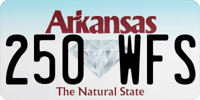 AR license plate 250WFS