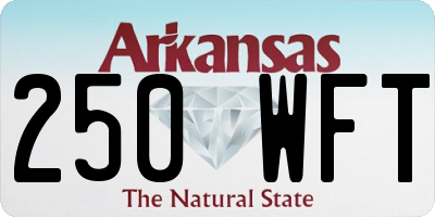 AR license plate 250WFT