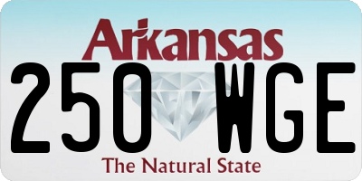 AR license plate 250WGE