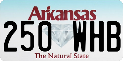 AR license plate 250WHB