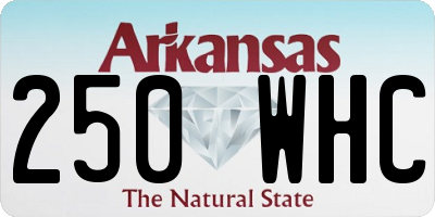 AR license plate 250WHC