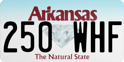 AR license plate 250WHF