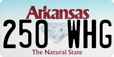 AR license plate 250WHG