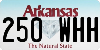 AR license plate 250WHH