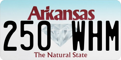 AR license plate 250WHM