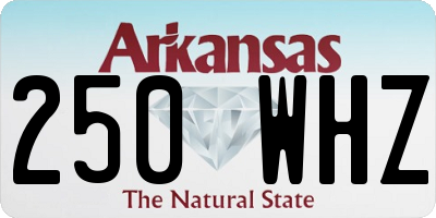 AR license plate 250WHZ