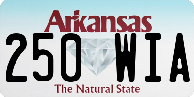 AR license plate 250WIA