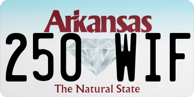 AR license plate 250WIF