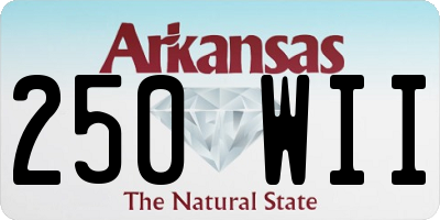 AR license plate 250WII