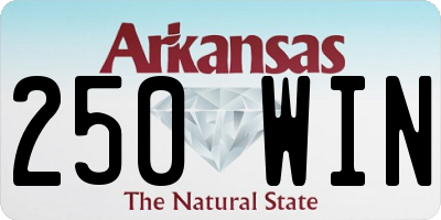 AR license plate 250WIN