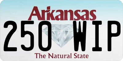 AR license plate 250WIP