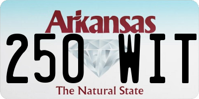 AR license plate 250WIT