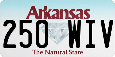 AR license plate 250WIV