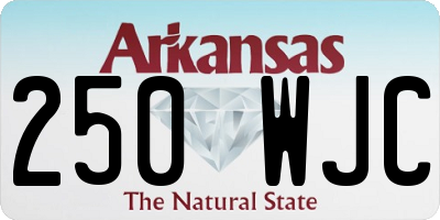 AR license plate 250WJC
