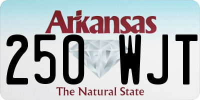 AR license plate 250WJT