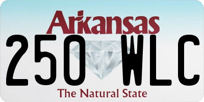 AR license plate 250WLC
