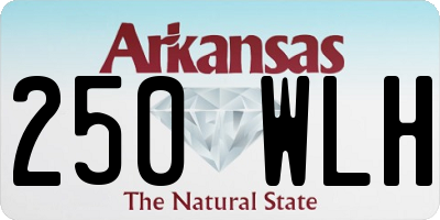 AR license plate 250WLH
