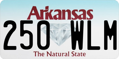 AR license plate 250WLM