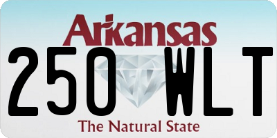AR license plate 250WLT