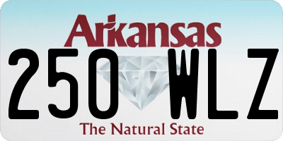 AR license plate 250WLZ