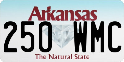 AR license plate 250WMC