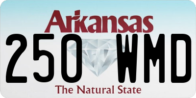 AR license plate 250WMD