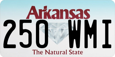 AR license plate 250WMI