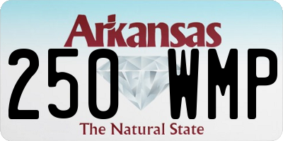 AR license plate 250WMP