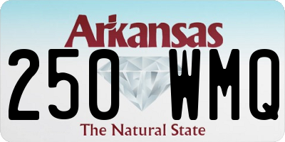 AR license plate 250WMQ
