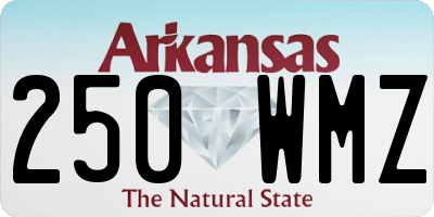 AR license plate 250WMZ