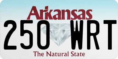 AR license plate 250WRT