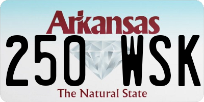 AR license plate 250WSK