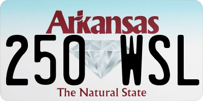 AR license plate 250WSL
