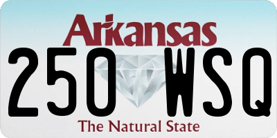 AR license plate 250WSQ