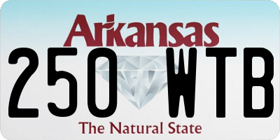 AR license plate 250WTB