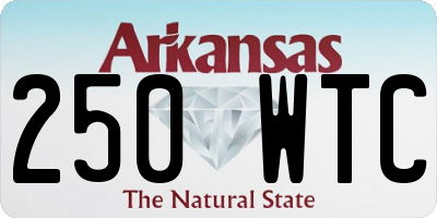 AR license plate 250WTC