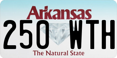 AR license plate 250WTH