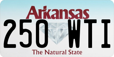 AR license plate 250WTI