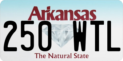 AR license plate 250WTL