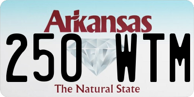 AR license plate 250WTM